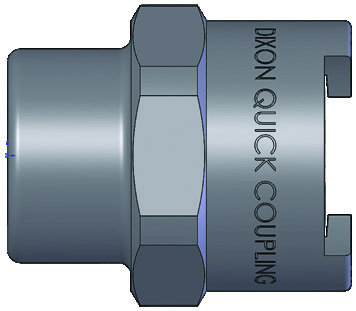 Dix-Lock N-Series Coupler (Female Threads) family illustration