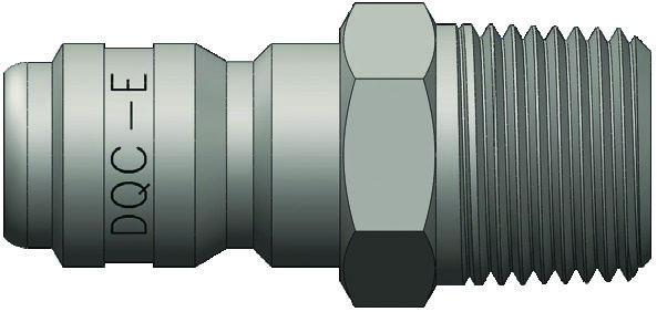 E-Series Straight-Through Interchange Plug (Male Threads) family illustration