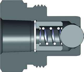 T-Series 10K Threaded Ball Plug (Female Threads) family illustration