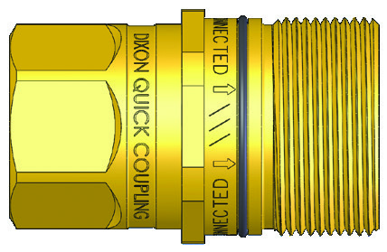 W-Series Wingstyle Interchange Plug (Female Threads) family illustration