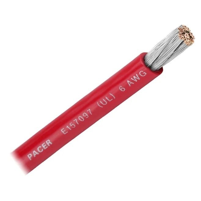 Tinned marine battery cable for corrosion-resistant power connections