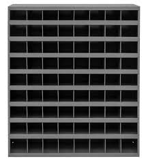 Multi-compartment storage bin cabinet