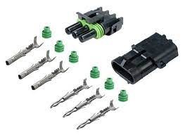 Push-to-Connect connector housings, terminals and green wire seals