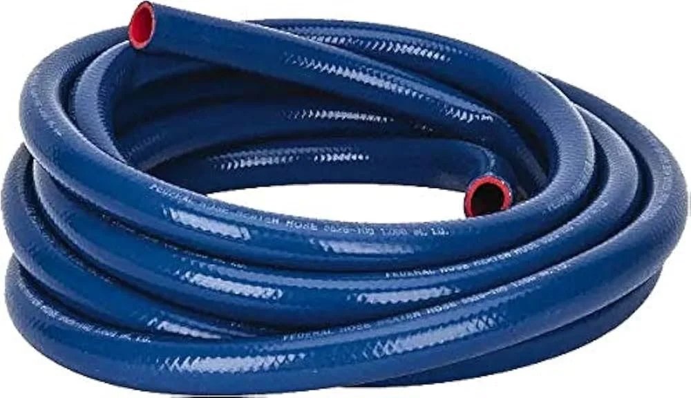 Coiled Federal Hose silicone heater hose
