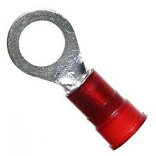 NSC 8 red insulated ring terminal