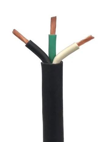 SJO portable cord with black, white and green copper conductors