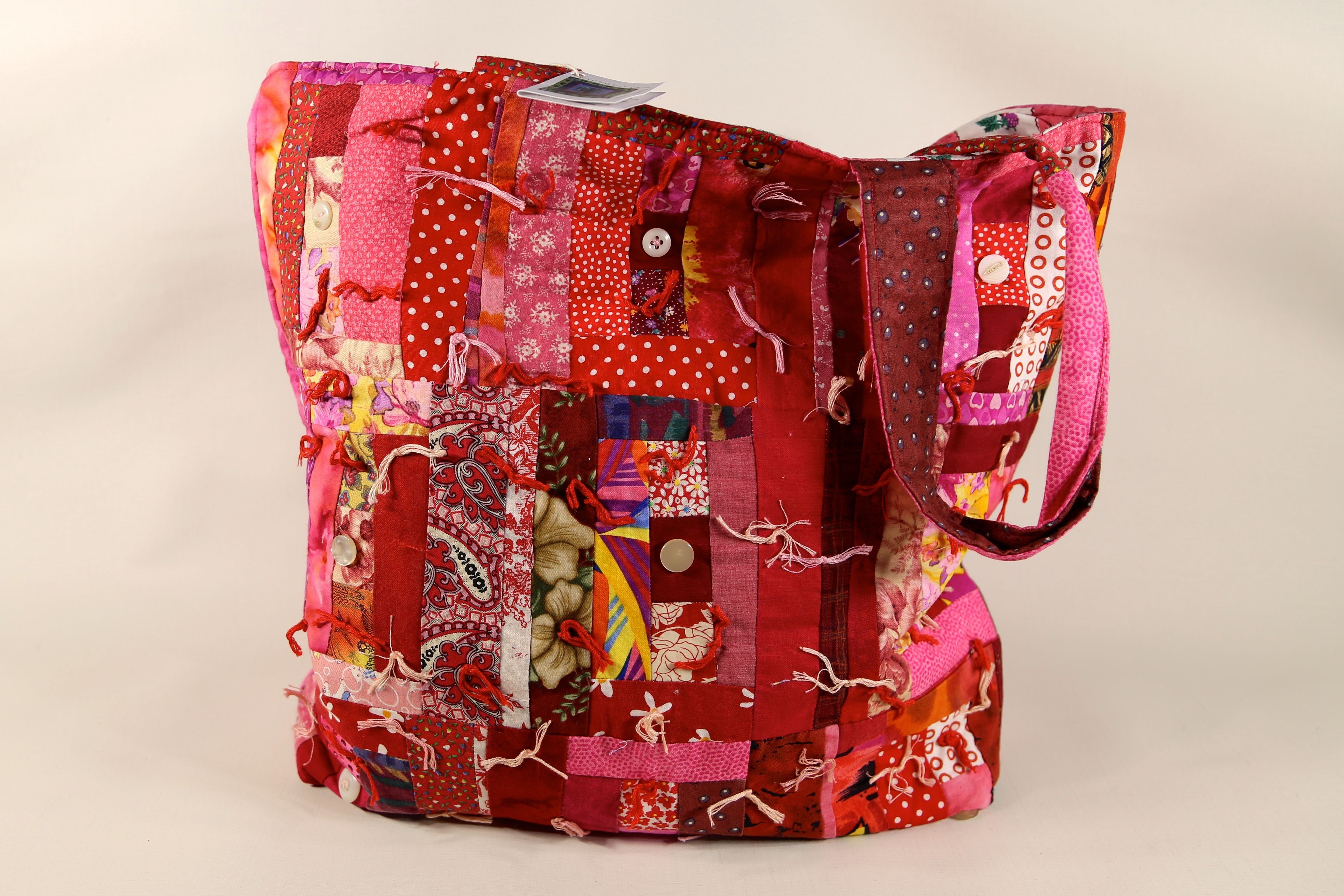 Handmade Kwilt Fou quilted tote bag