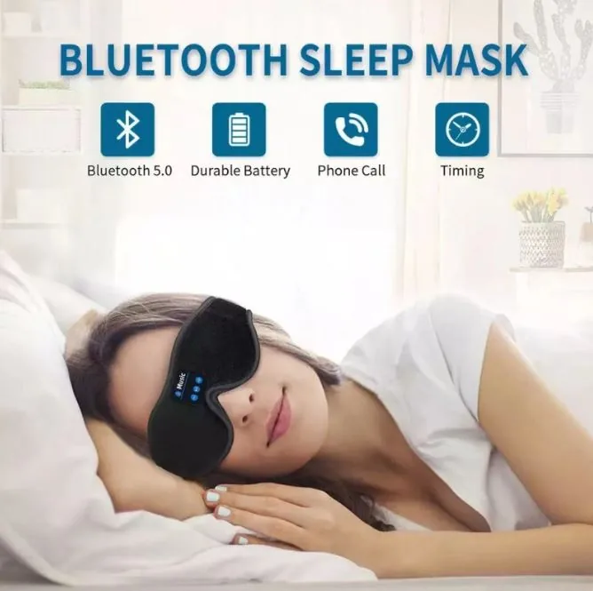 3D Eye Mask Bluetooth 50 Unlimited Music Stereo view 3