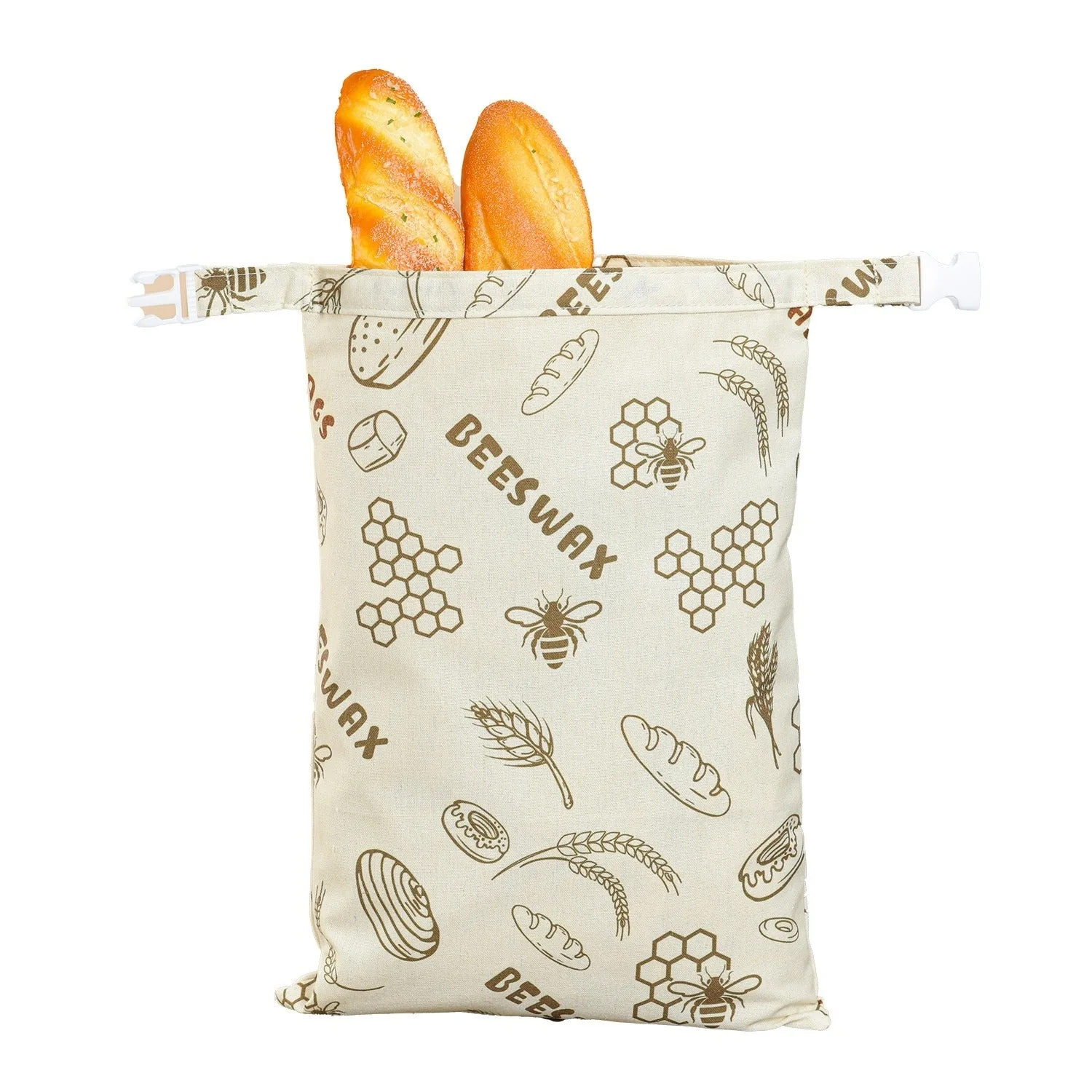 Cotton Linen Bread Bag view 2