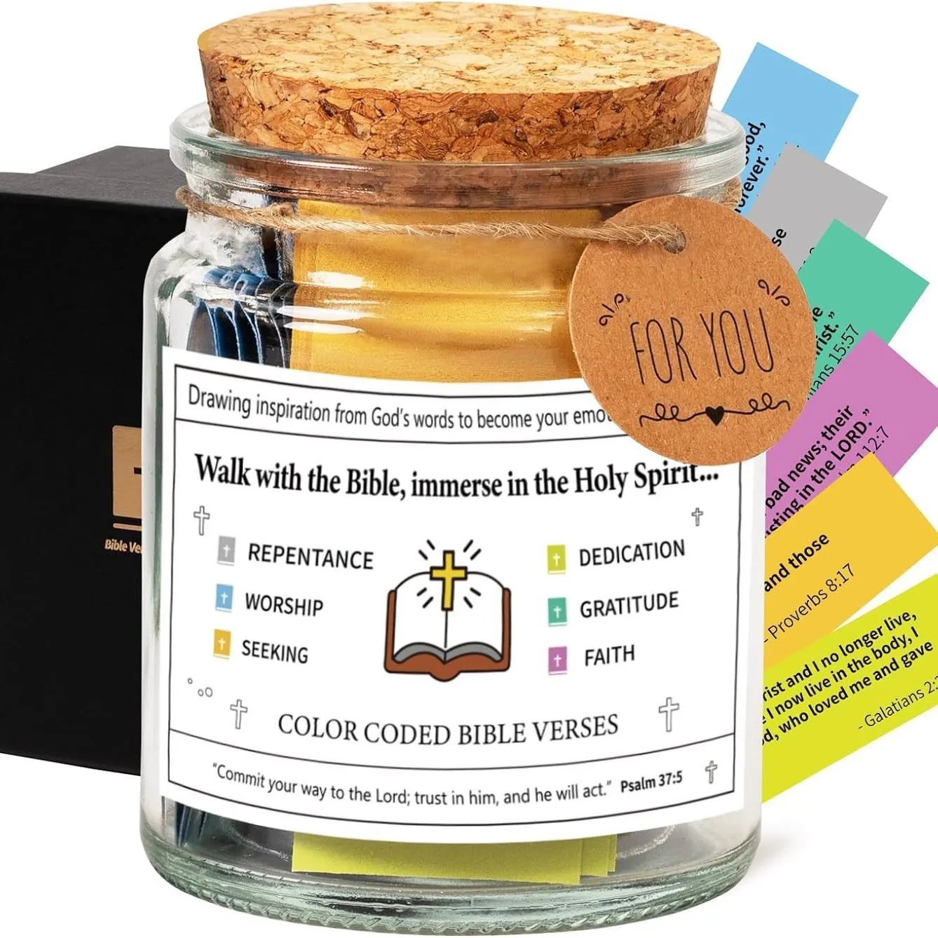 Faith & Joy Verse Jar view 2