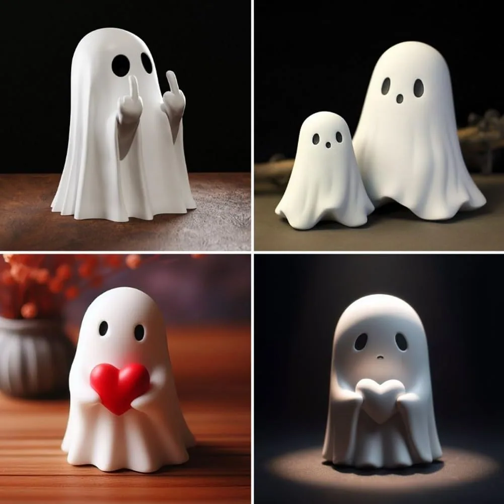 Halloween Ghost Ornament view 2