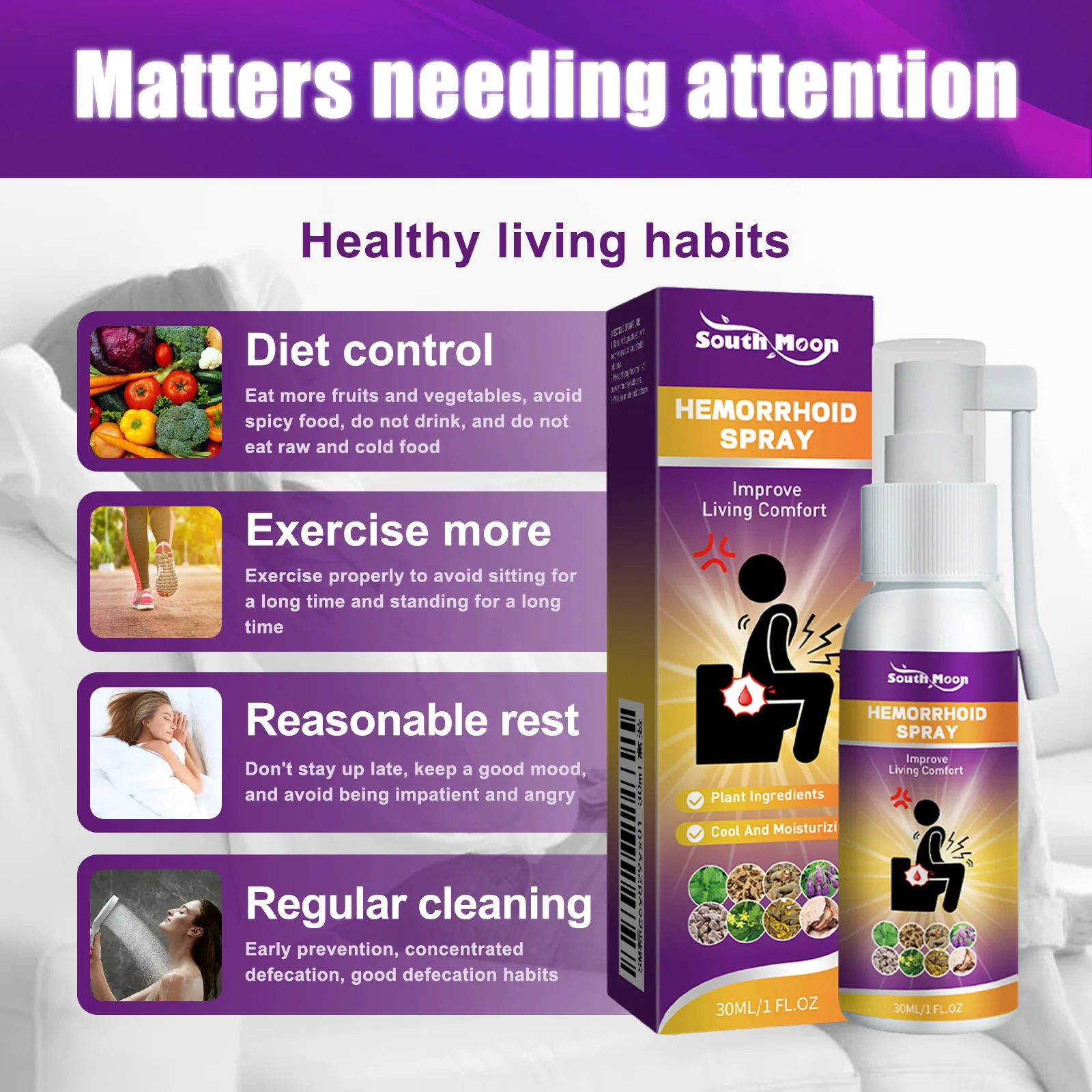 Herbal Hemorrhoid Relief Spray view 3