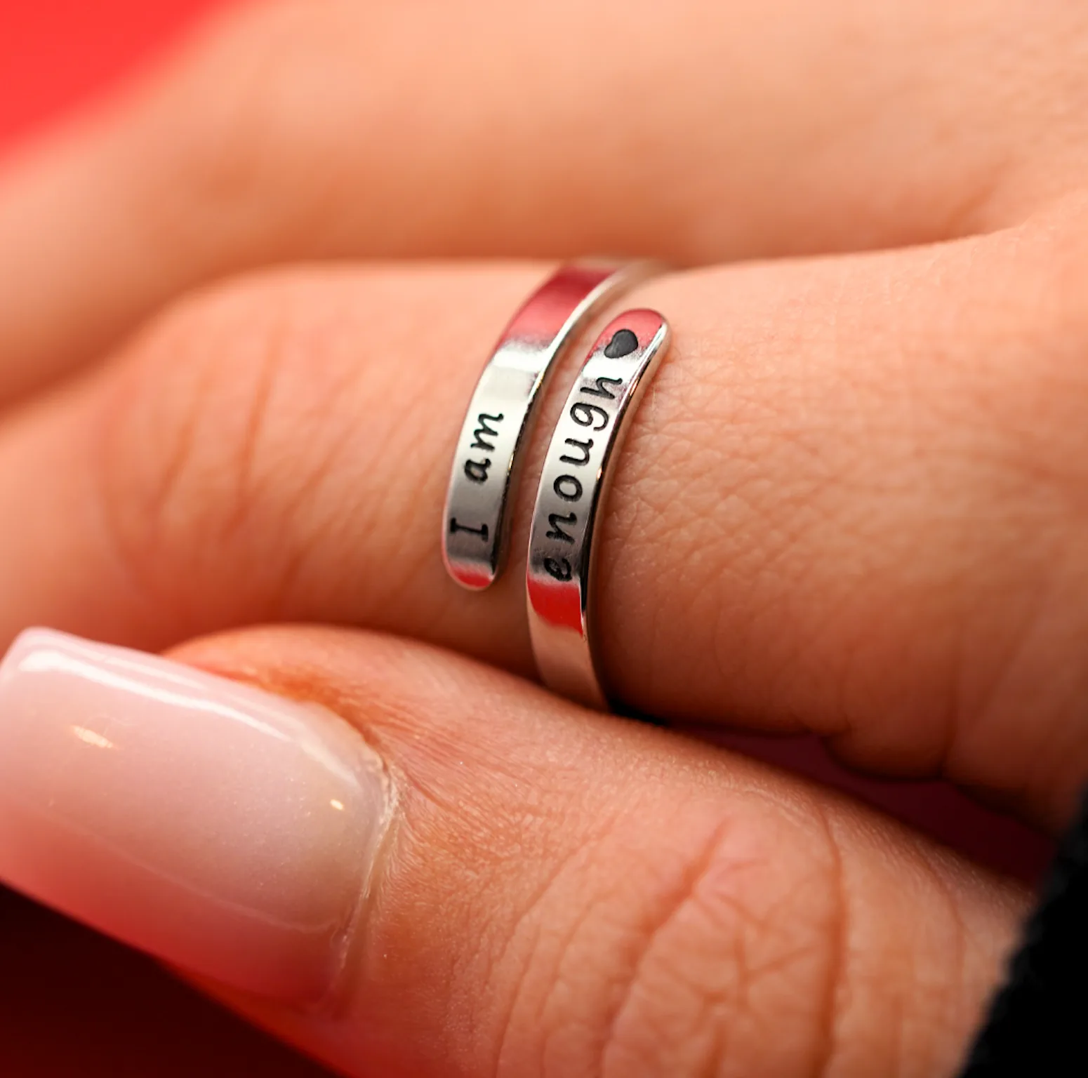 I Am Enough Ring view 3