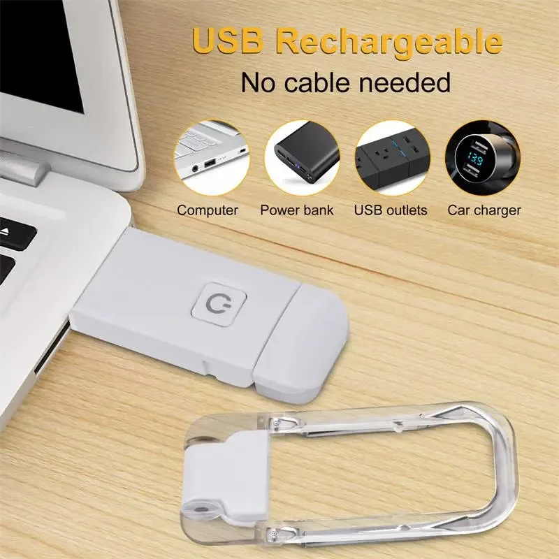LED USB Rechargeable Book Light Reading Light Eye Protection view 3