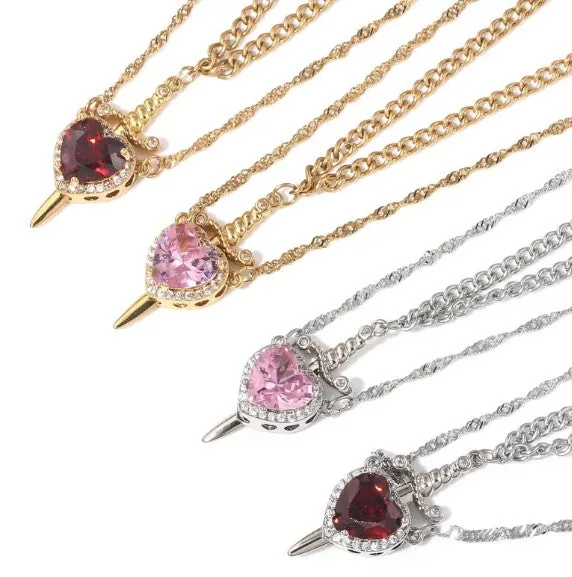 Love Dagger Necklace view 2