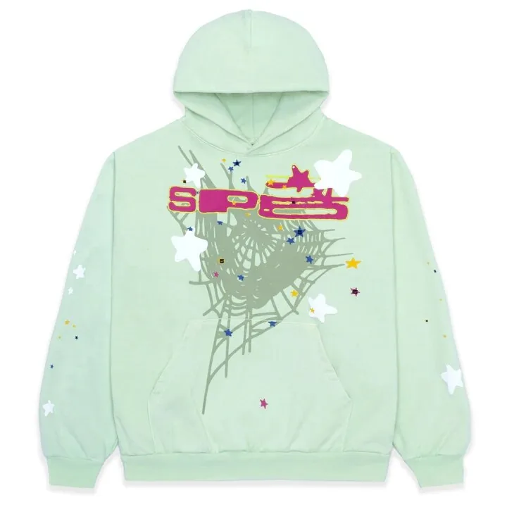 Spider Letter Prints Hoodies view 3