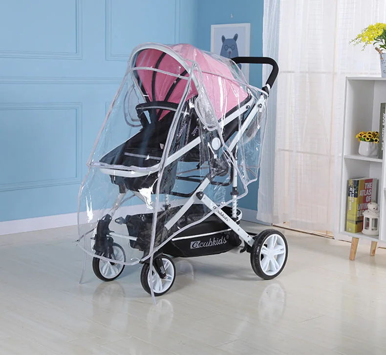 Transparent EVA Windshield for Baby Carriage view 2