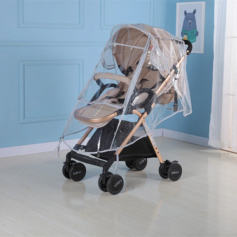 Transparent EVA Windshield for Baby Carriage view 3
