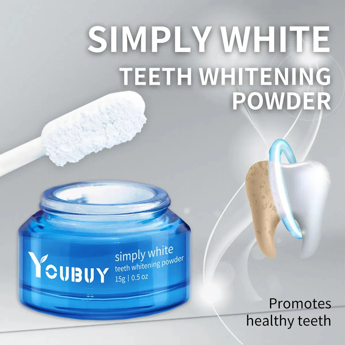 YOUBUY Teeth Whitening Brightening Powder view 2