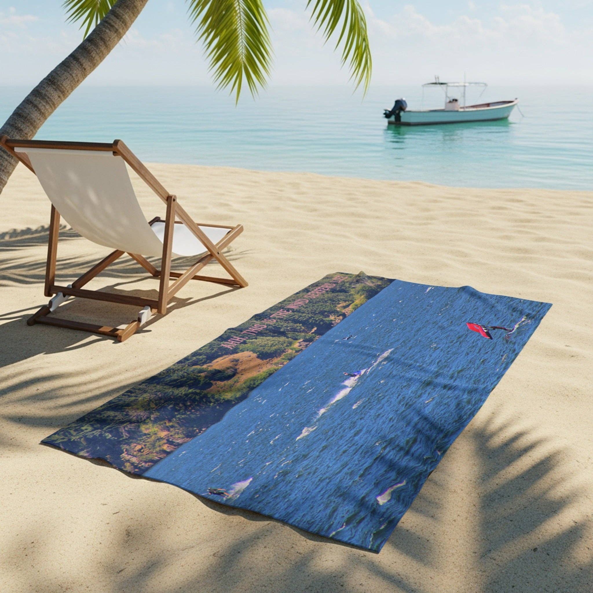 Windsurfers Life Beach Towel, Water Sports Design, Surfer Gift, Kite Surfing, Lake View, Summer Vibes, Vacation Apparel