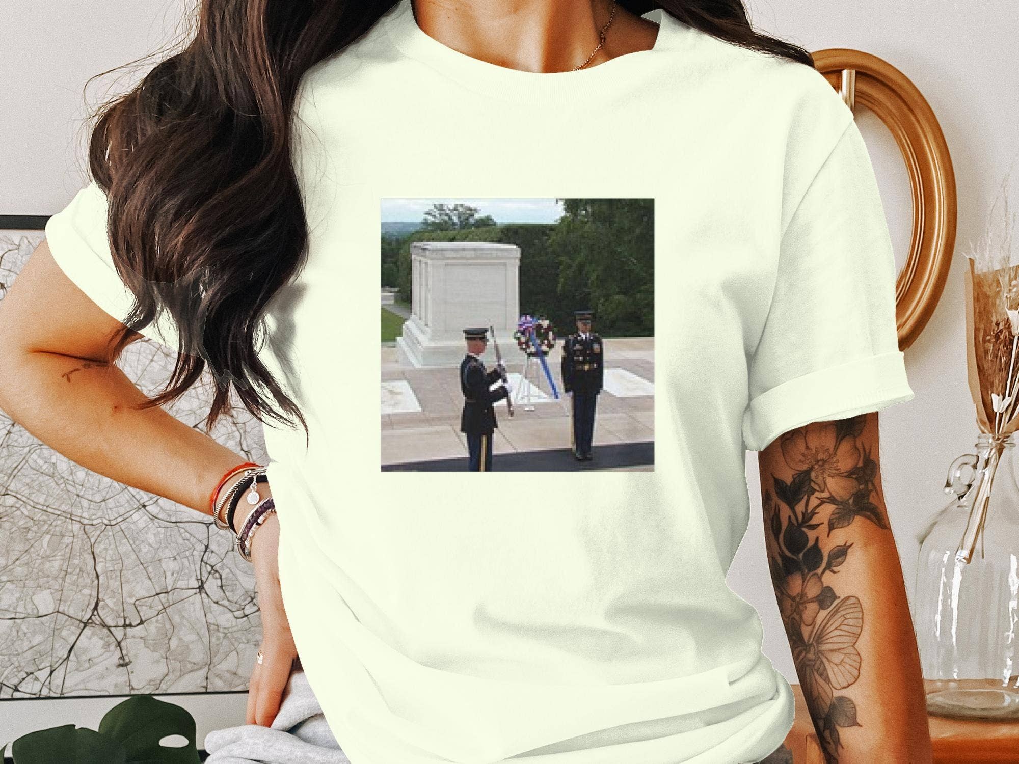 Tomb of the Unknown Soldier Memorial T-Shirt, Honor and Respect Patriotic Tee, Veterans Tribute Shirt, Remembrance T-Shirt