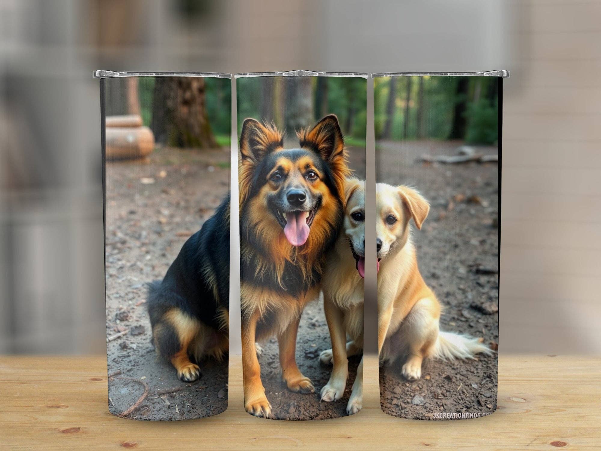Personalized Dog Lover Custom Photo Tumbler, Pet Portrait Tumbler, Cute Dog Design, Gift for Pet Owners, Custom Dog Picture Tumbler