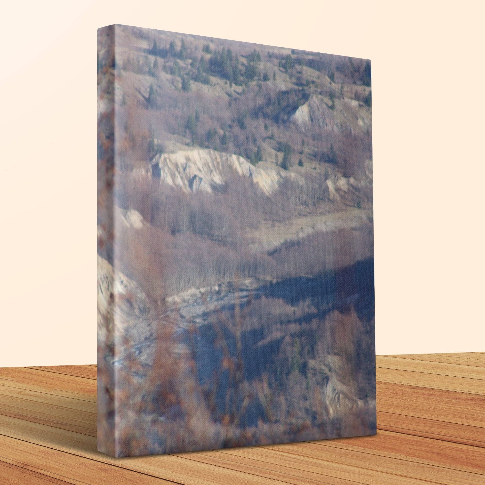 Stunning Mt Saint Helens Canvas Wall Art, Nature Landscape Print, Panoramic Mountain View Decor, Perfect Gift for Outdoor Lovers