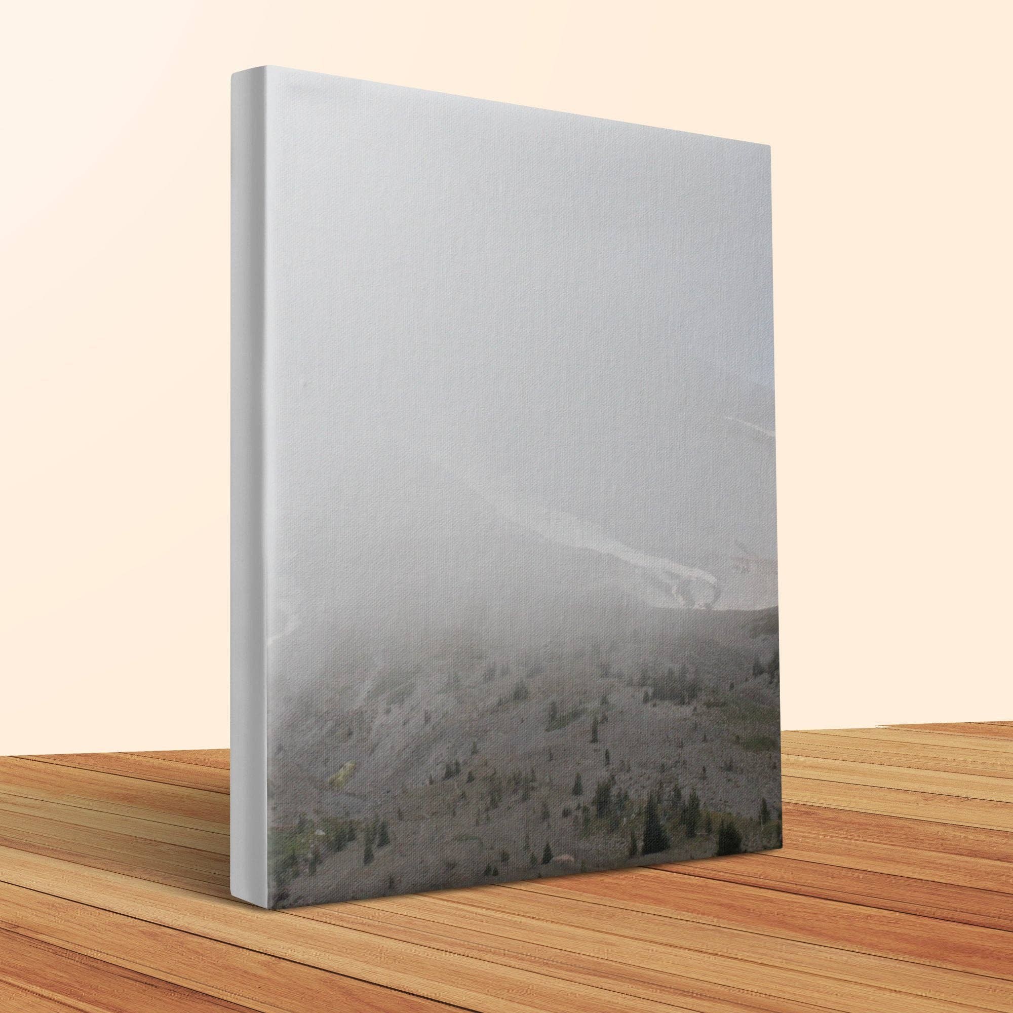 Scenic Mt Hood Oregon Wall Art Print, Misty Mountain Canvas Decor, Nature Photography, Landscape Canvas Art, Peaceful Mountainscape