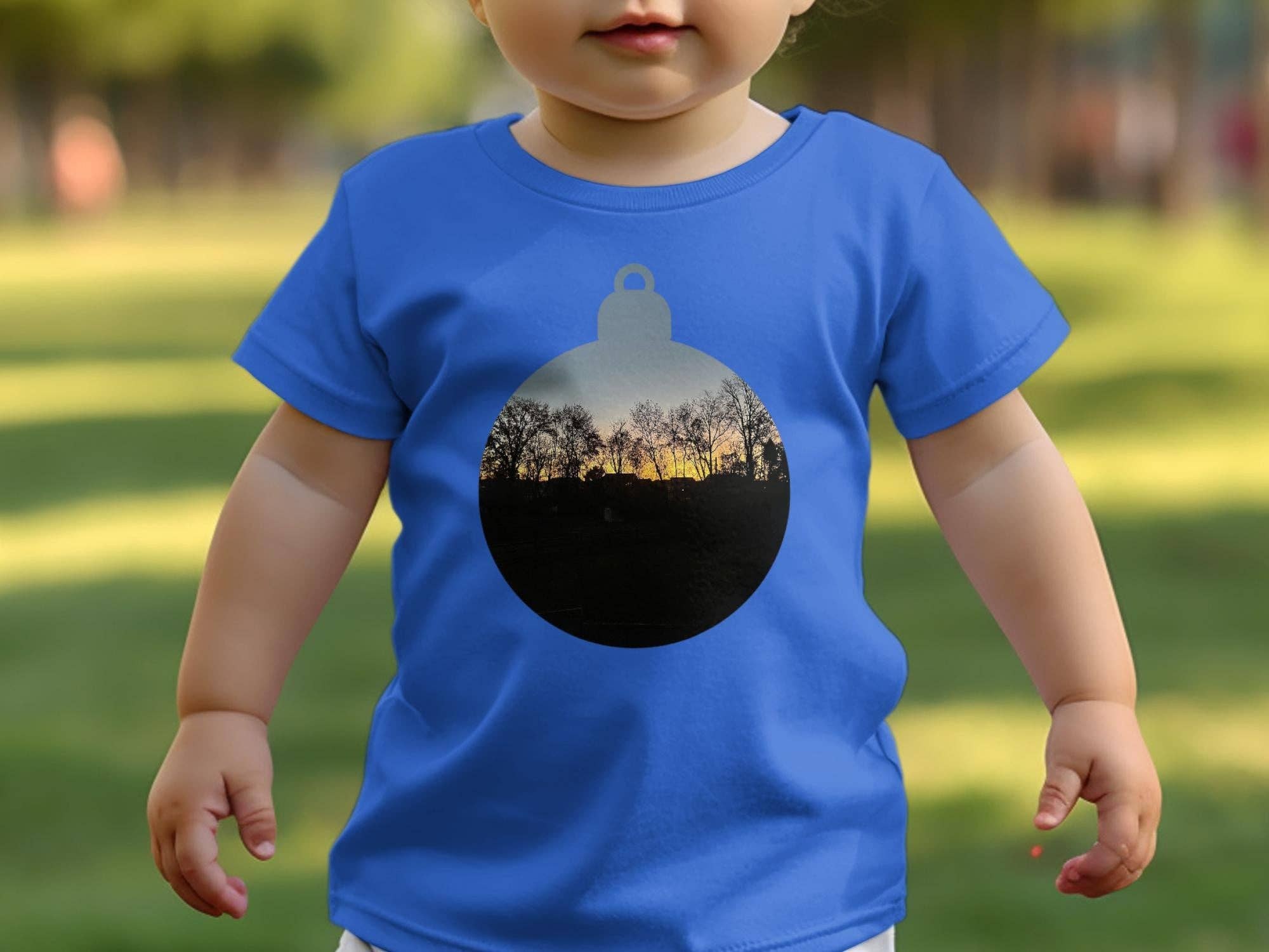 Unique Sunset Silhouette T-Shirt, Customizable Design, Nature Lovers Tee, Add Your Name or Message, Unisex Graphic Tee
