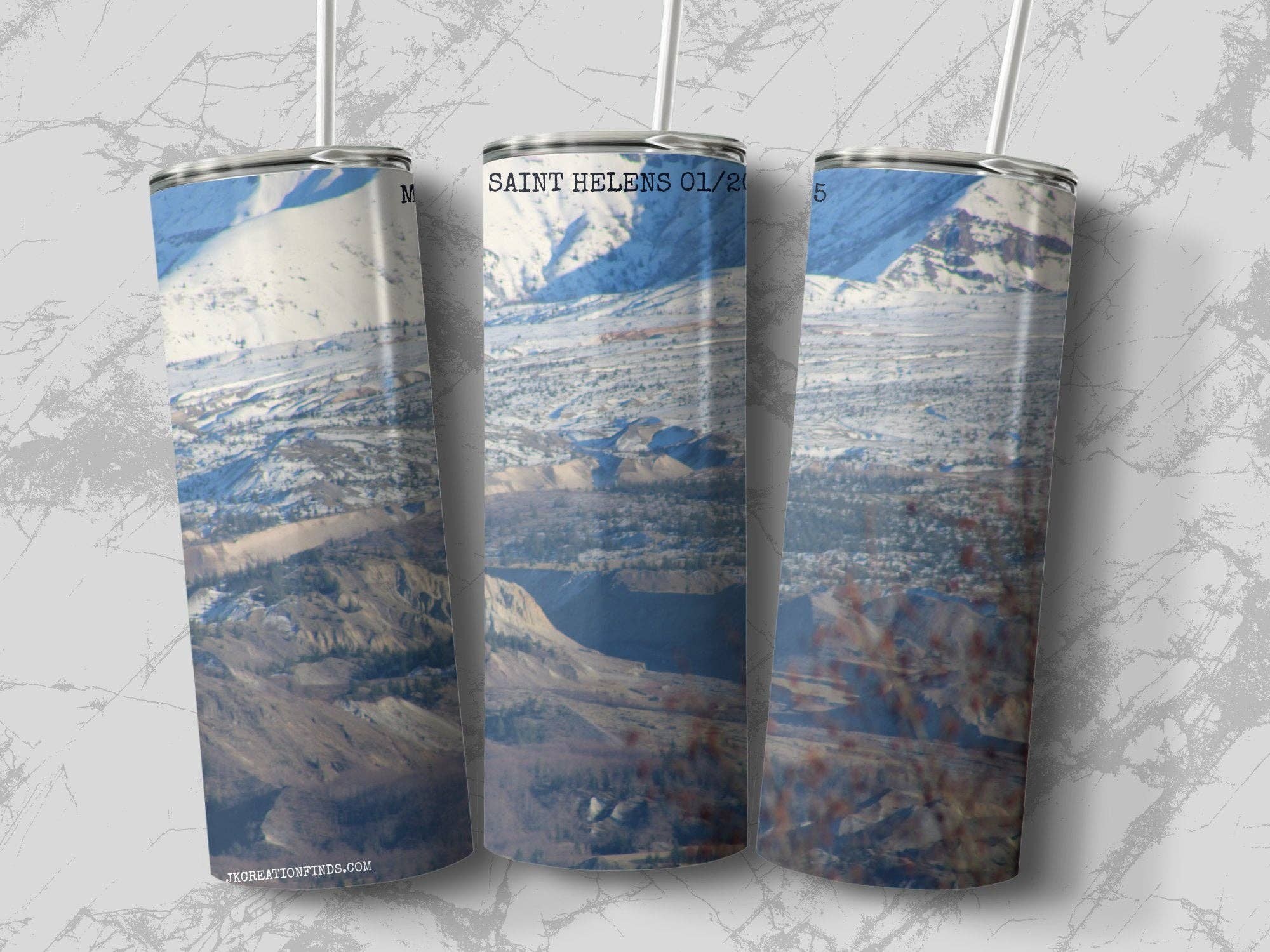 Scenic Mountain Tumbler, Mt Saint Helens Tumbler, Travel Mug, Adventure Tumbler, Landscape Tumbler, Outdoors Gift, Nature Art Tumbler