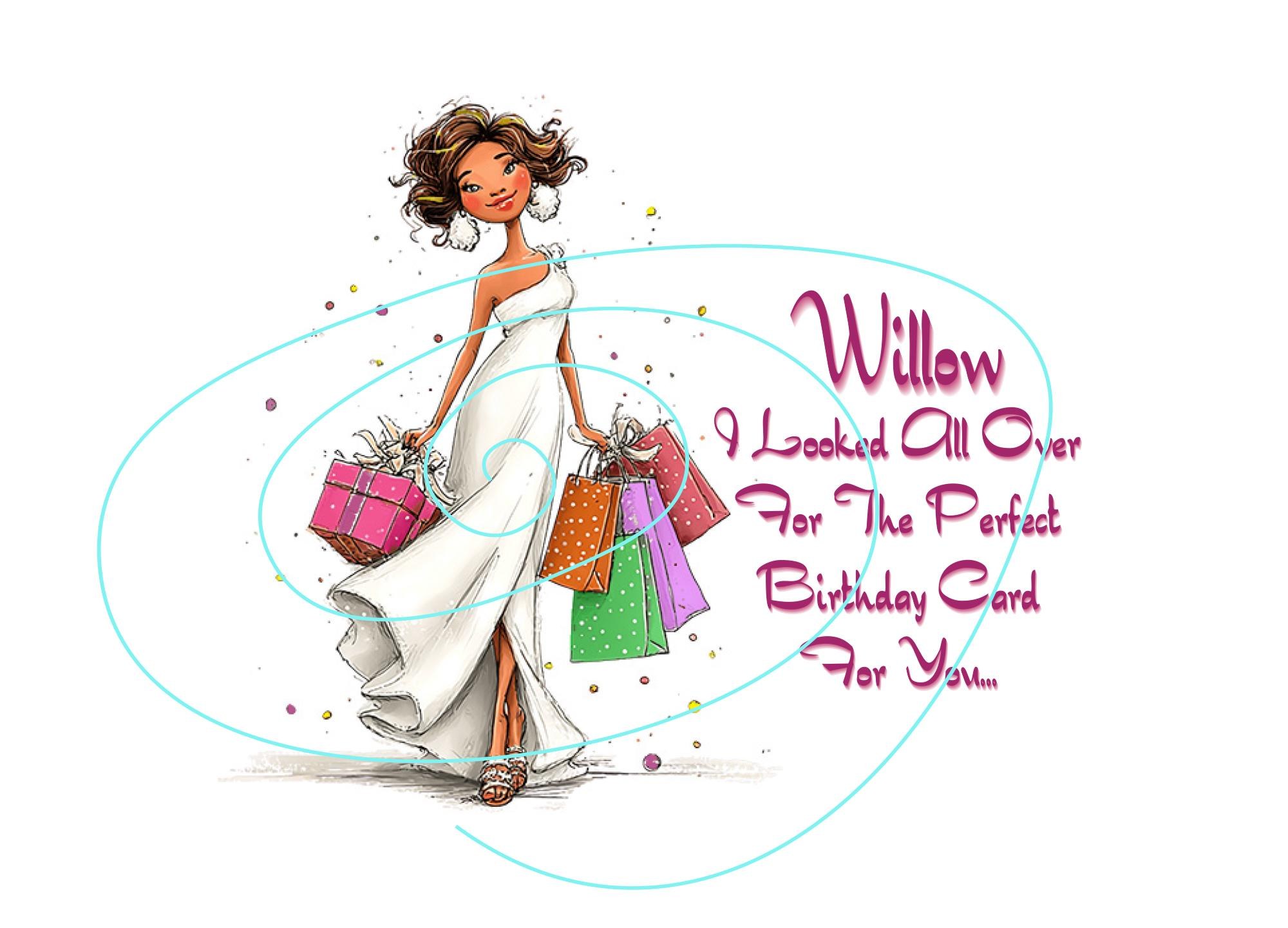 Humorous Birthday Card: I Looked All Over for the Right Card for You!