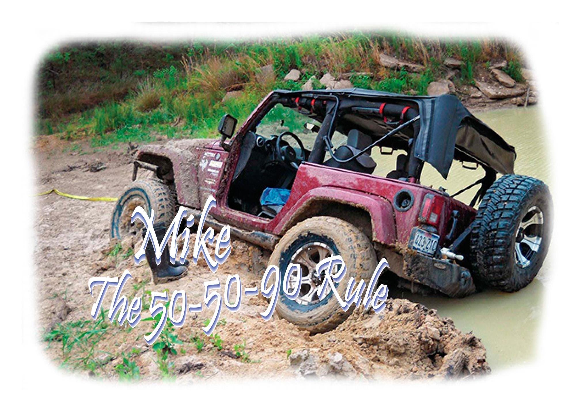 Handmade Jeep Birthday Humor Card - Custom Greeting for Off-Road Enthusiasts