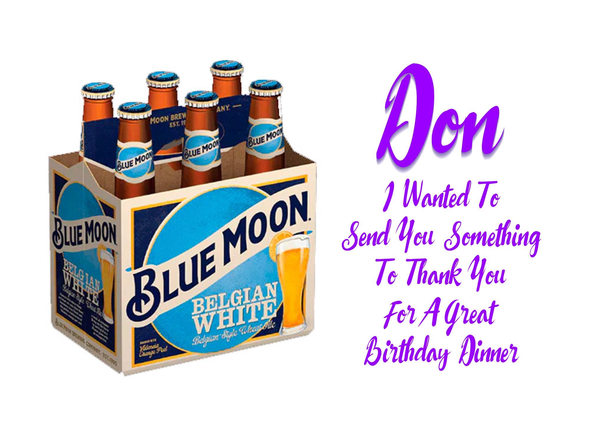 Custom Humorous Beer Birthday Card - Funny Drinking Theme Greeting for Him Or Her