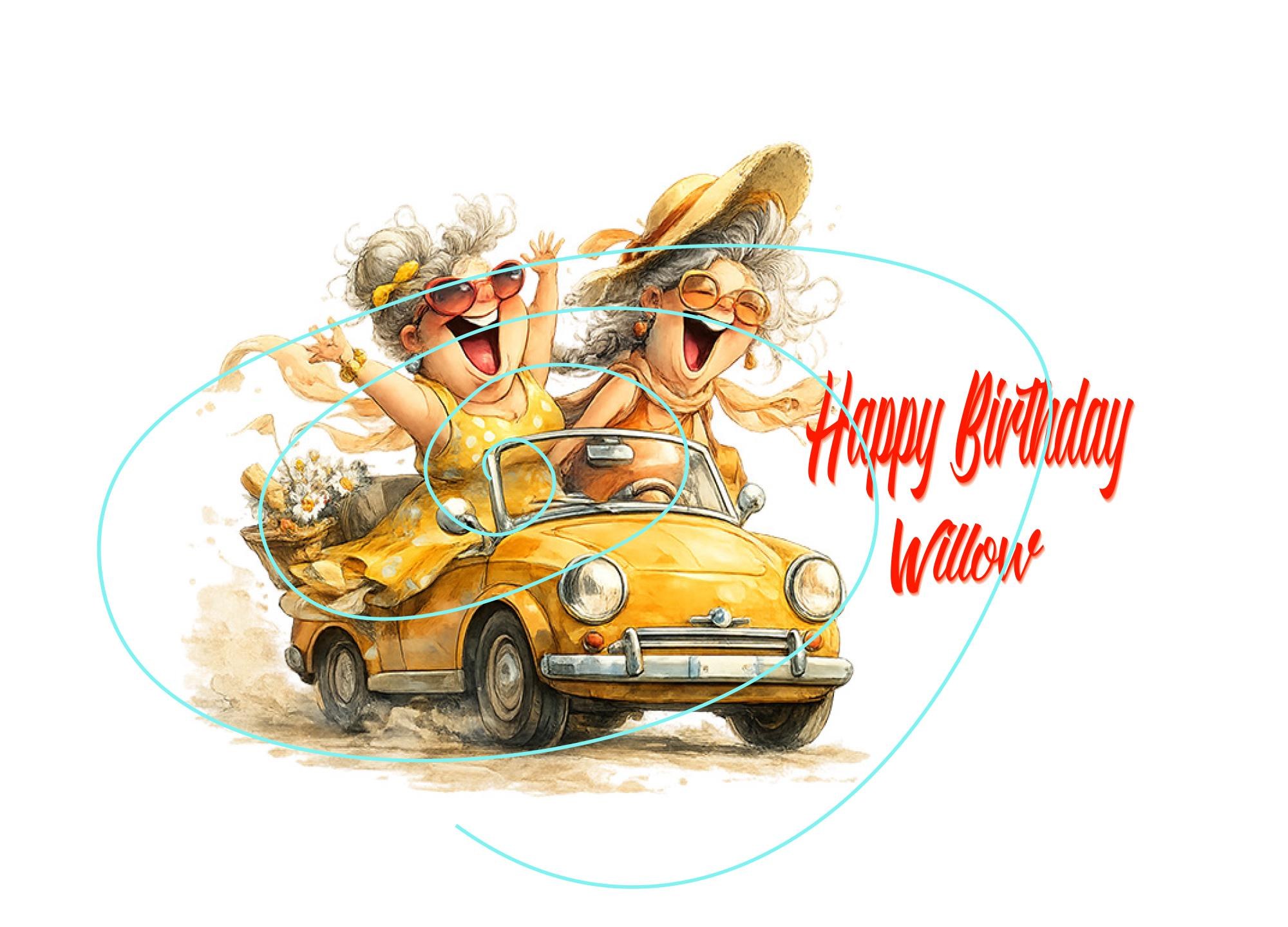 Humorous Birthday Card - We Await Your Mid Life Crisis with Anticipation