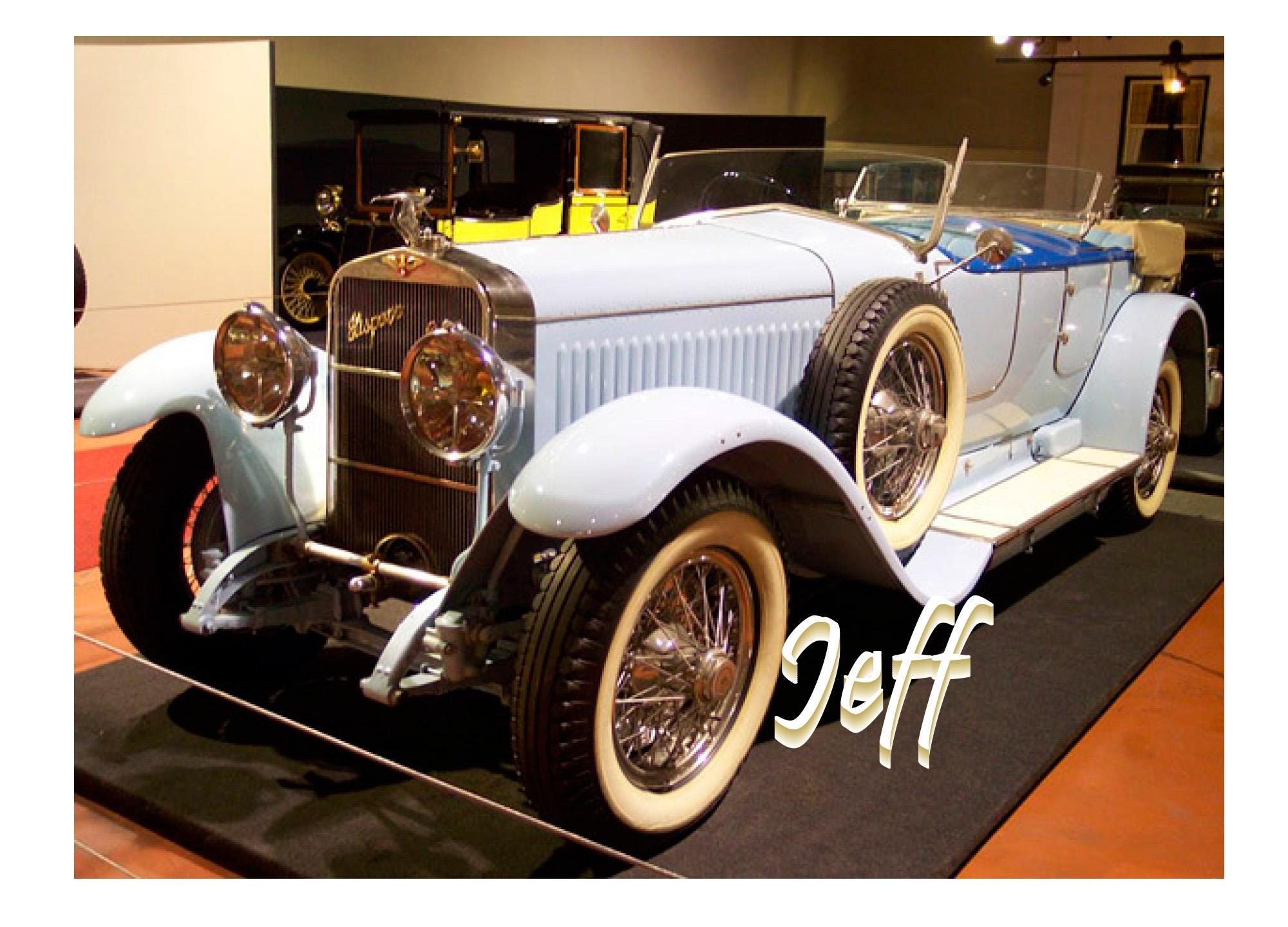 Vintage Car Birthday Card - Aged to Perfection Design