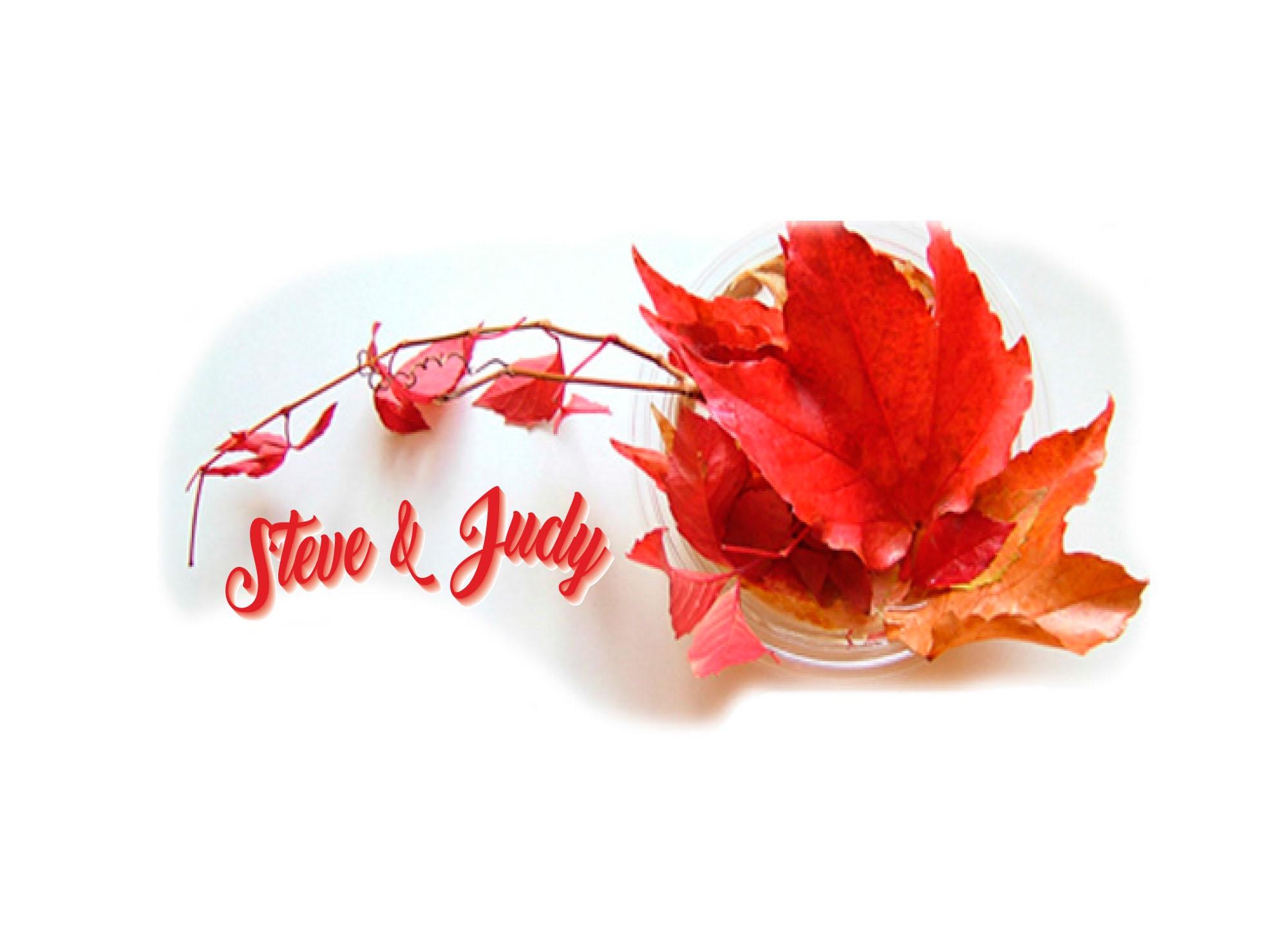 Autumn Red Leaves Thank You Card - Handmade Personalized Greeting