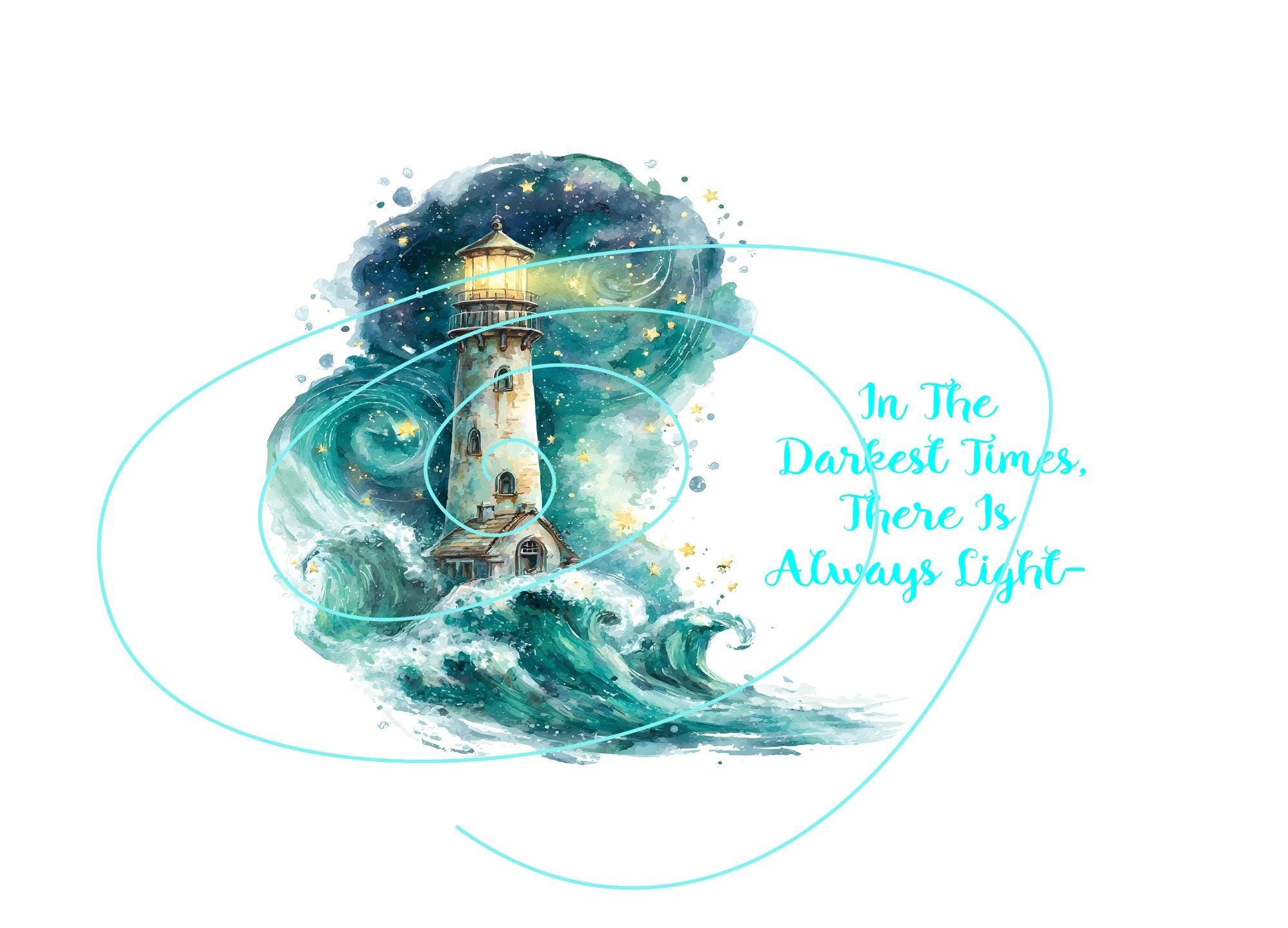 Sunlight- Moonlight - Starlight - Uplifting Encouragement Card for Tough Times