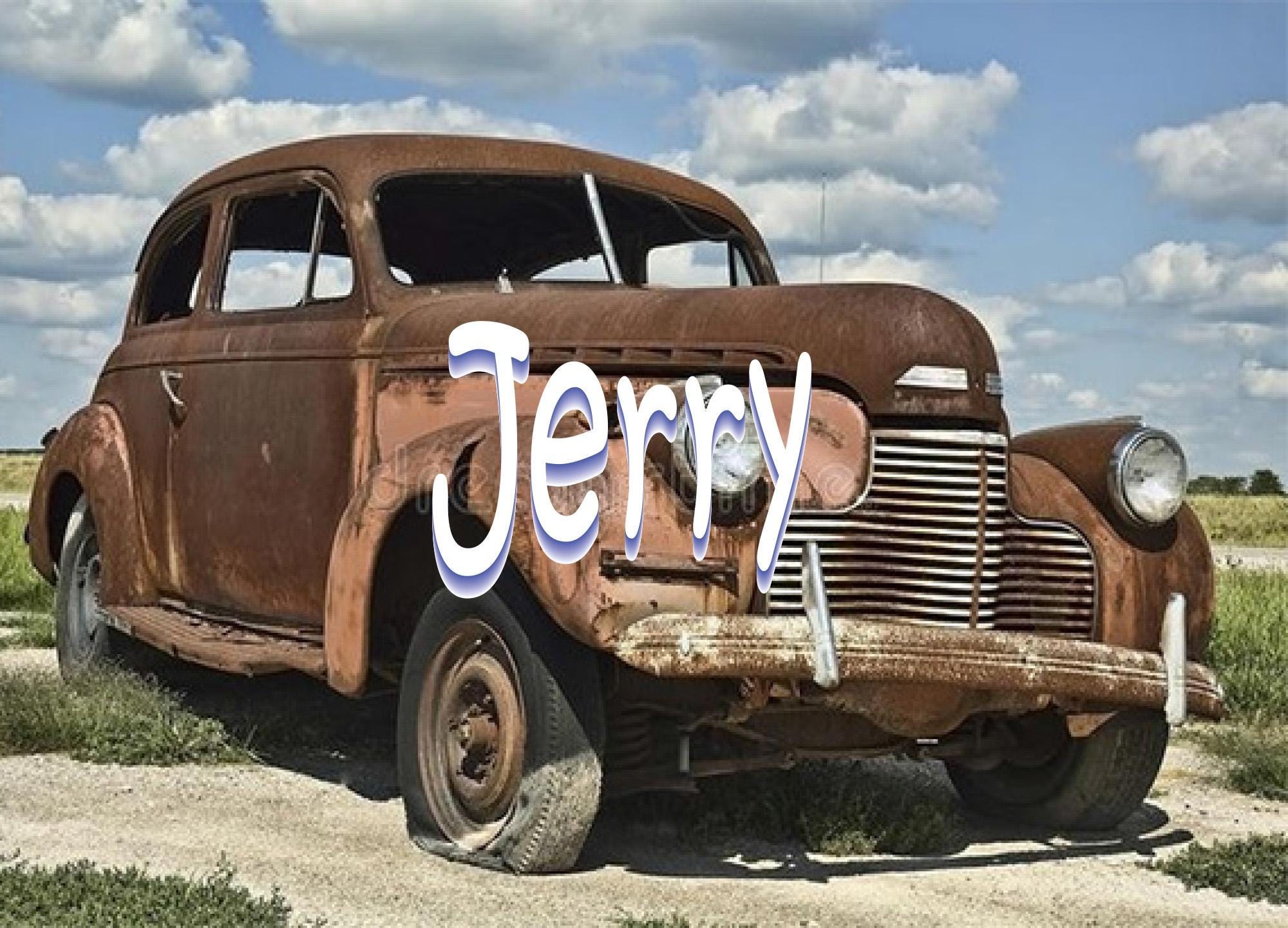 Birthday Humor for Car Lovers | Vintage Car Spare Parts Joke