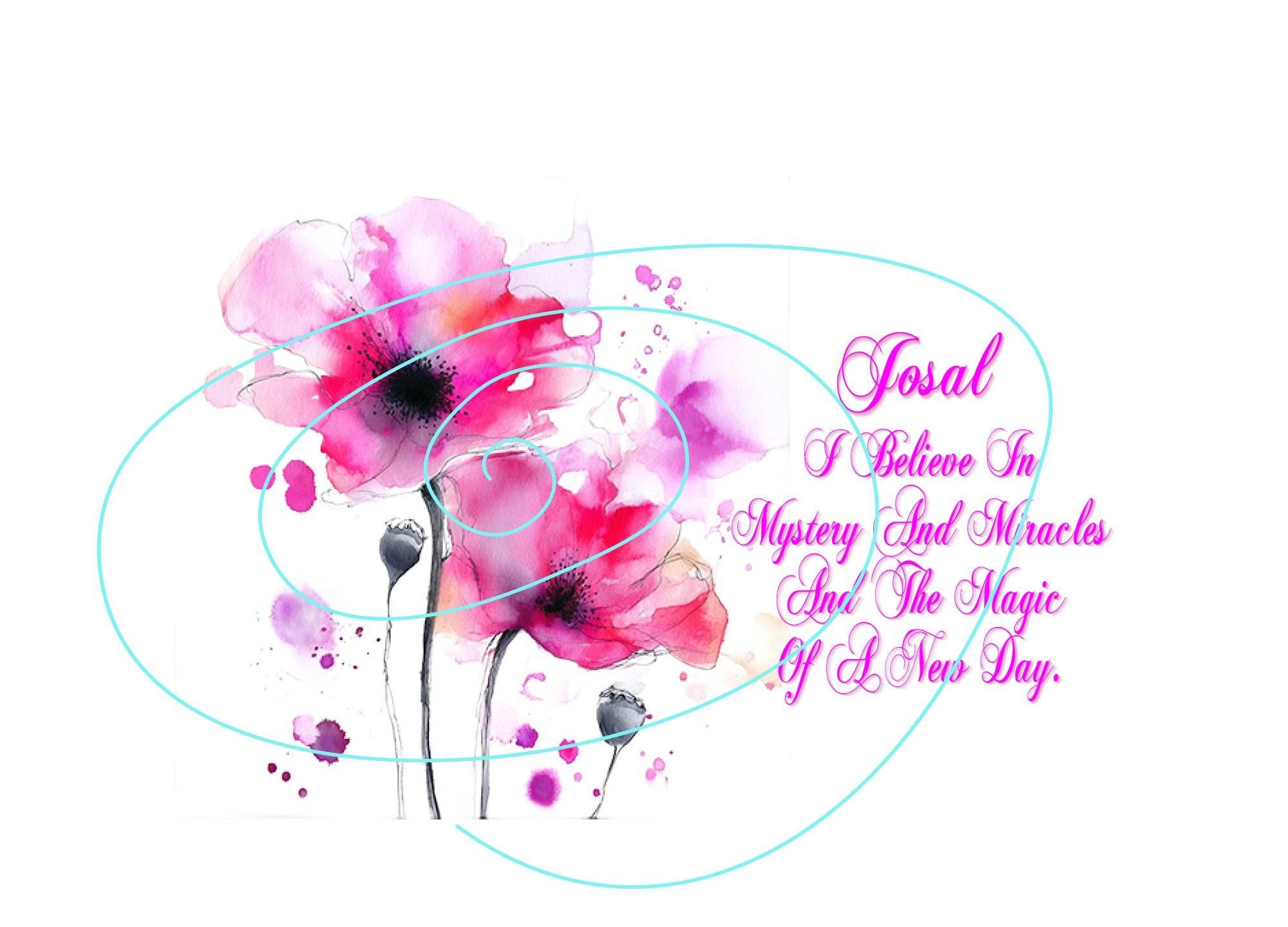 I Believe in Mystery & Miracles Card - Uplifting Inspirational Greeting for Encouragement