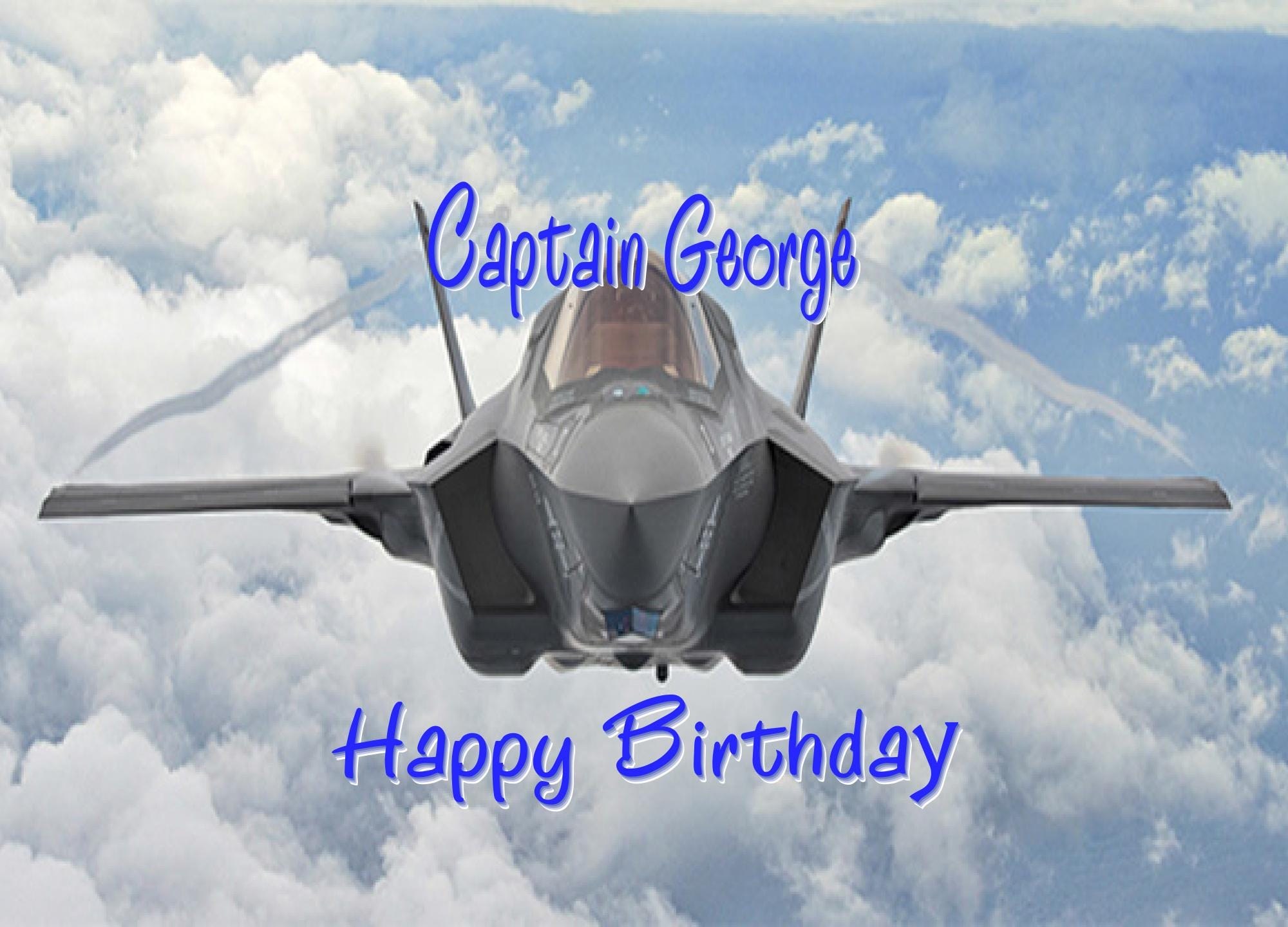 Funny Aviation Birthday Card | Nostalgic Airplane Design for Aviation Lovers