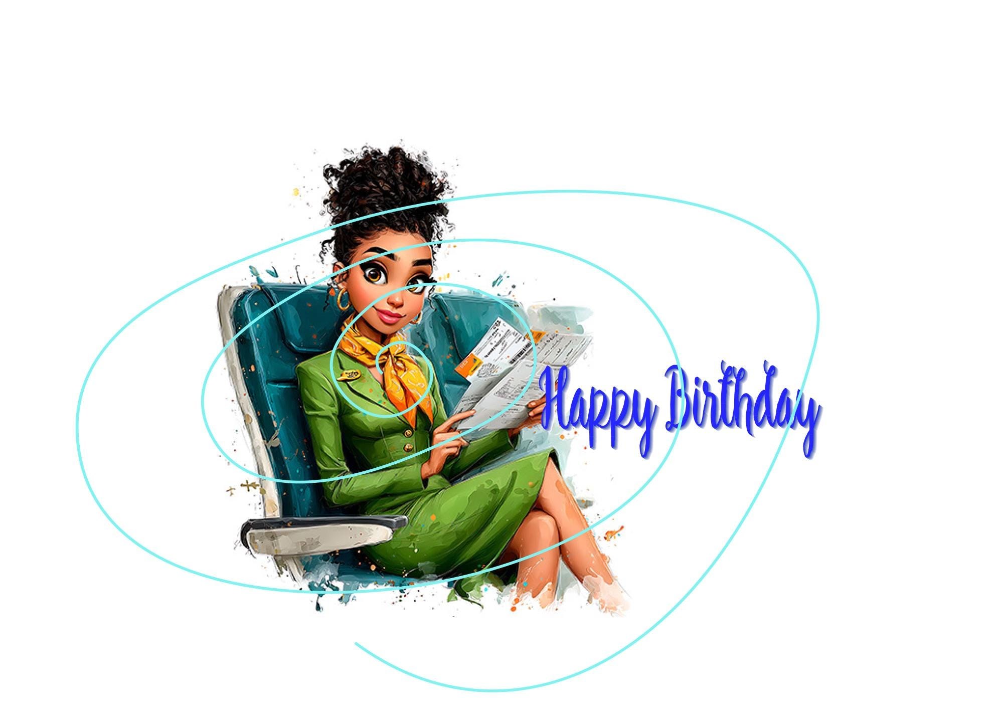 Birthday Greeting for Flight Attendants: Special Wishes for All Born Today!