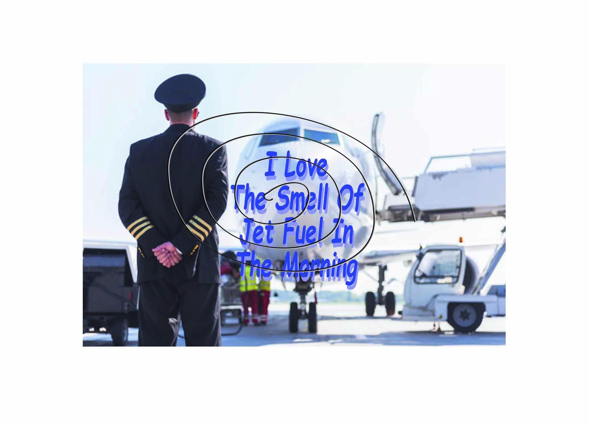 Pilot Birthday Card - Aviation-Inspired Unique Jet Fuel Design