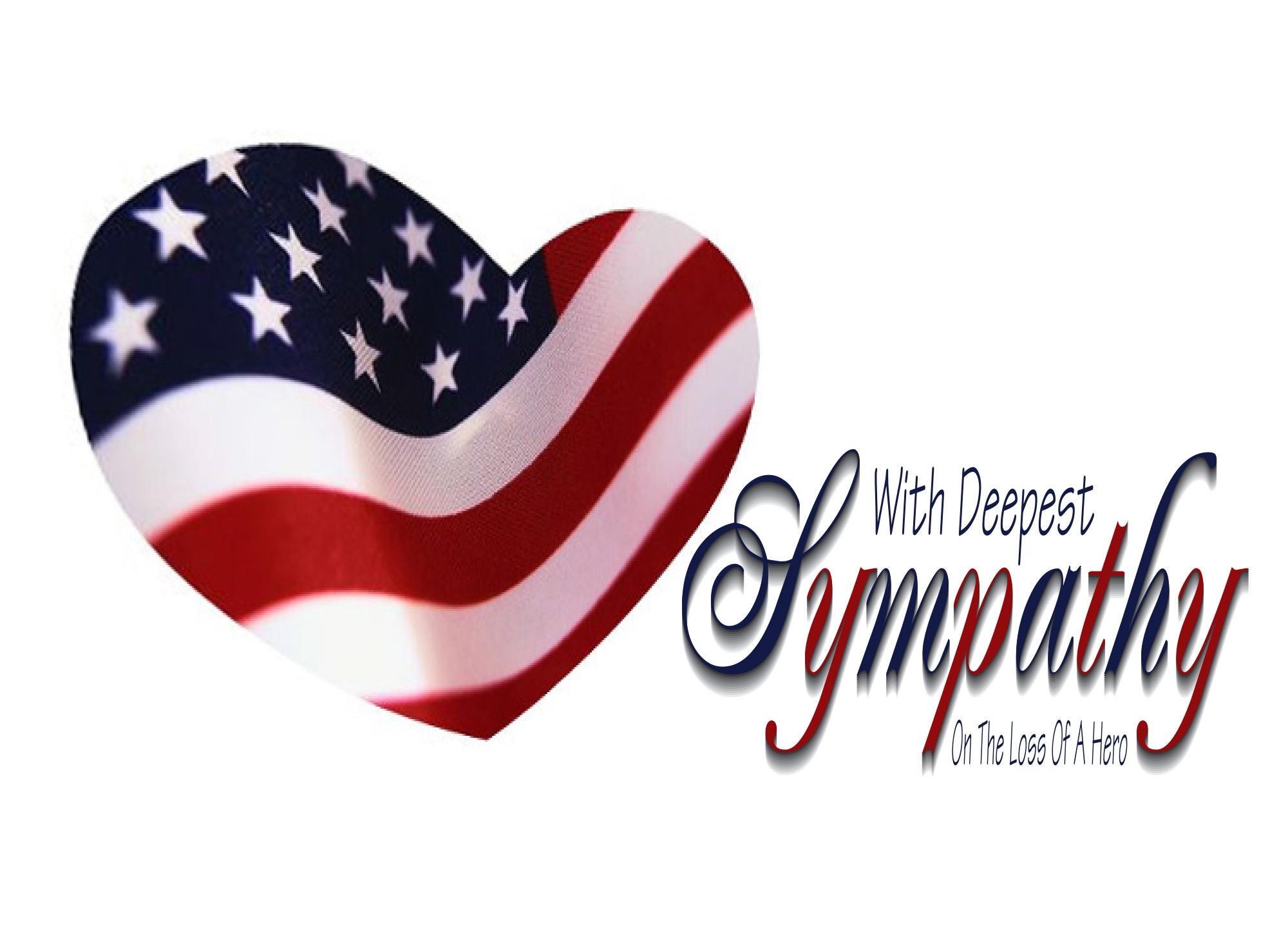 Military Sympathy Card – Thoughtful Condolence Card for Heroes