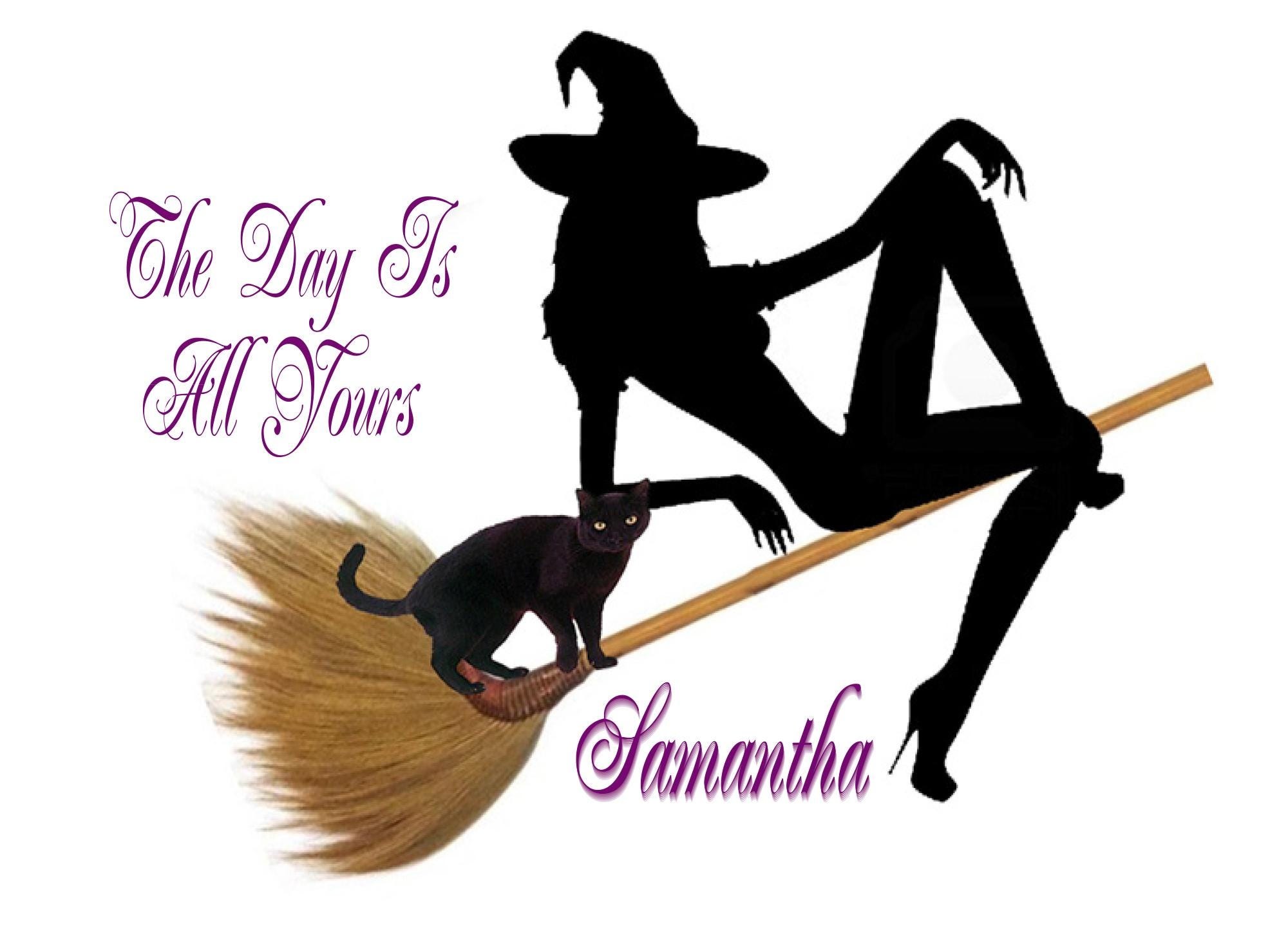 Whimsical Witch Birthday Card – October Halloween Magic