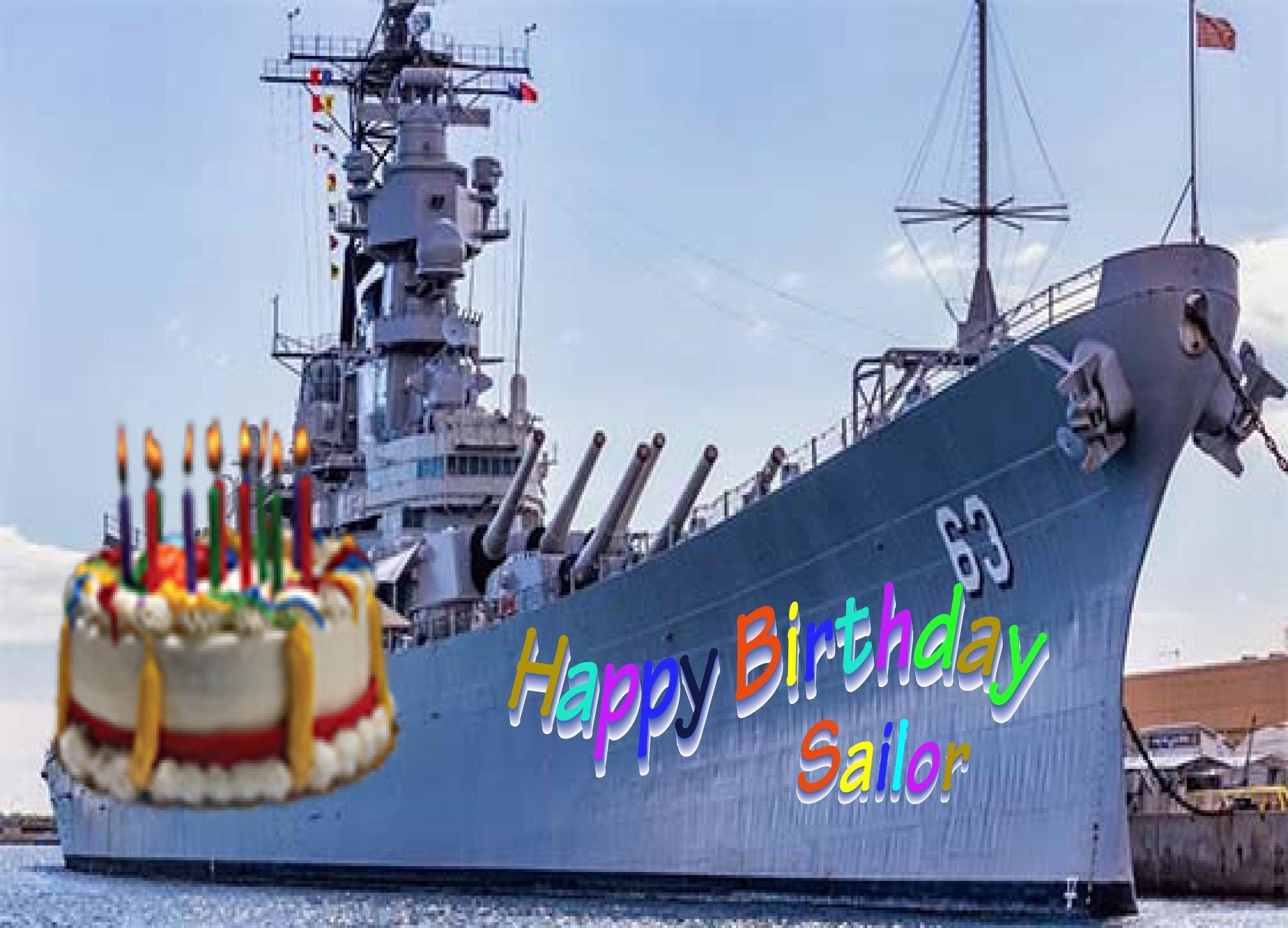 Navy Sailor Birthday Card - It’s Your Special Day! Celebrate with Style