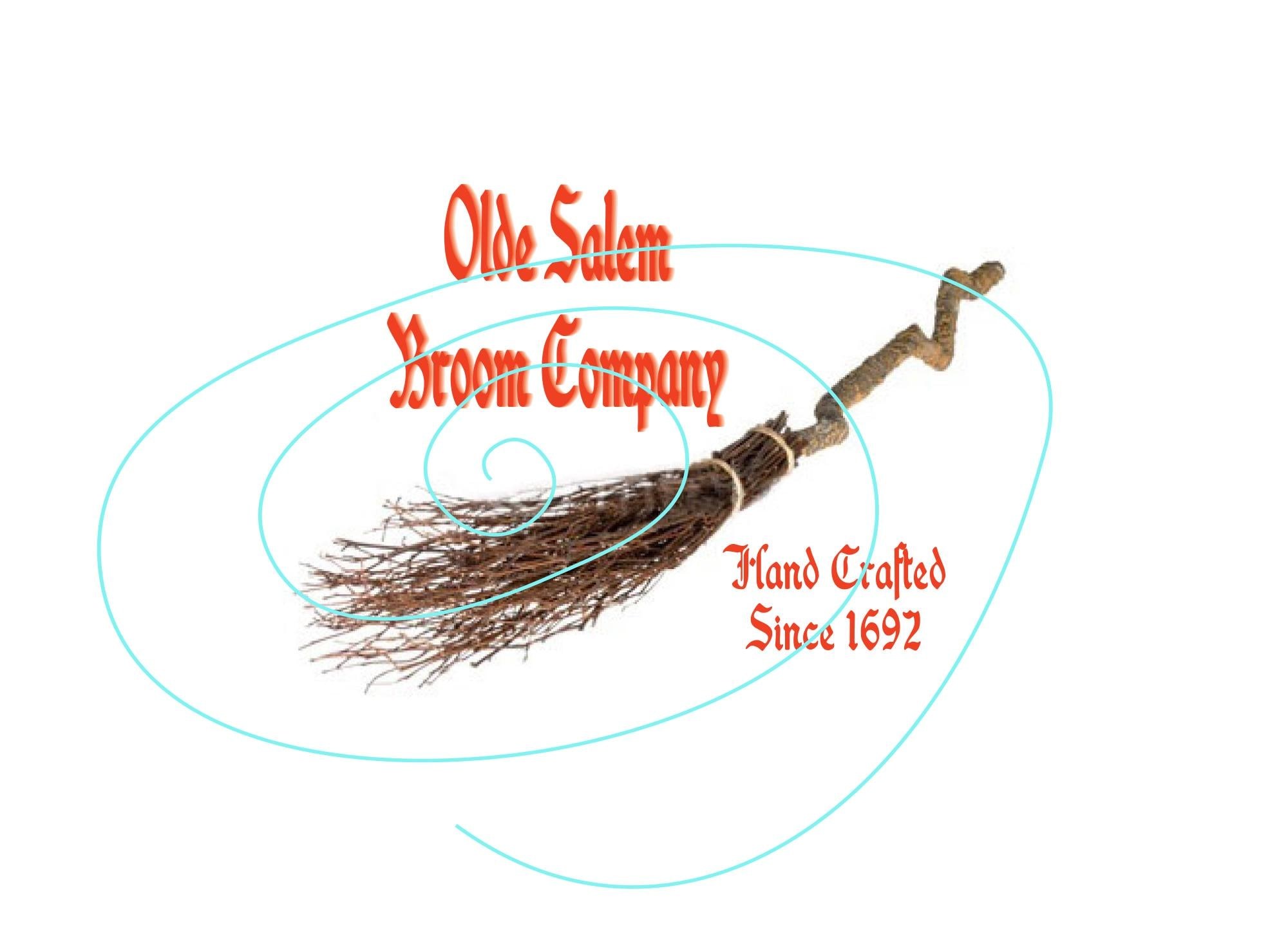 Olde Salem Broom Co. Gothic Halloween Card - Handcrafted Digital Download Stationery