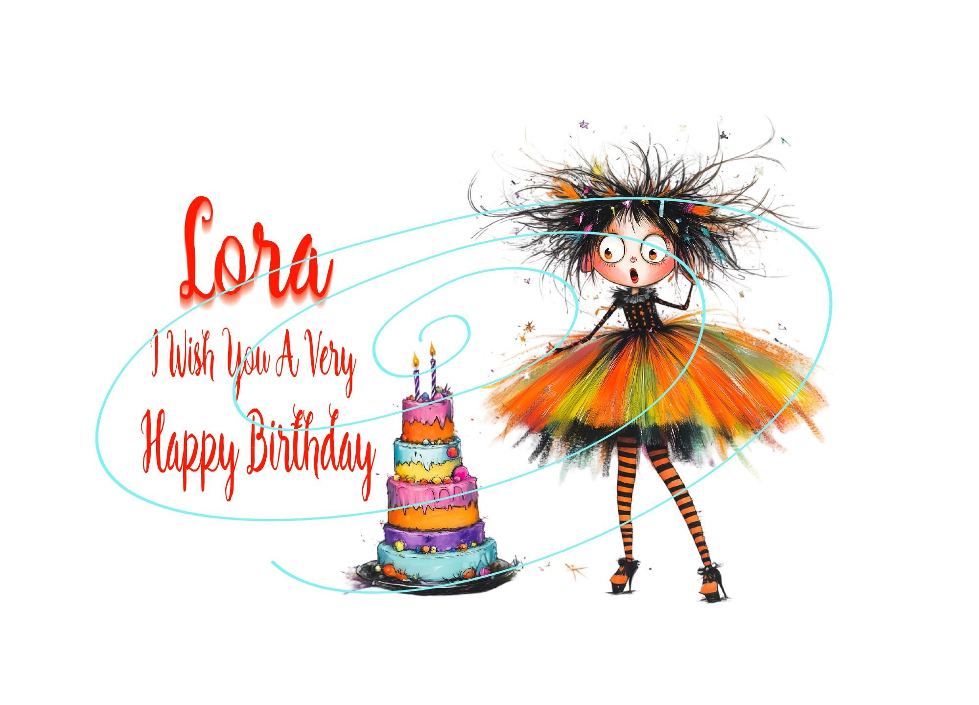 Happy Birthday Card for Young Girl – Darling Daughter, Joyful Dreams