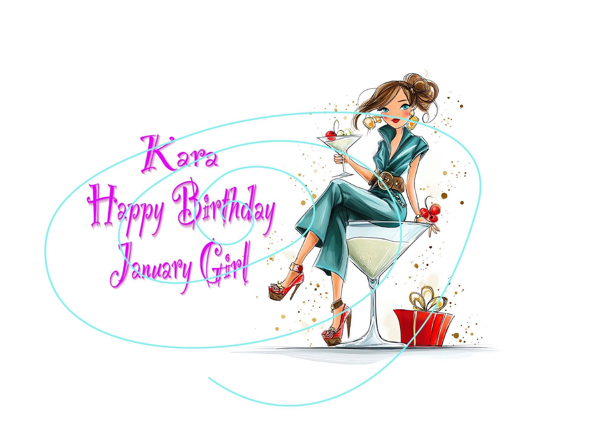 Funny January Birthday Card – Hated By Many, Loved By Plenty, Heart On Sleeve