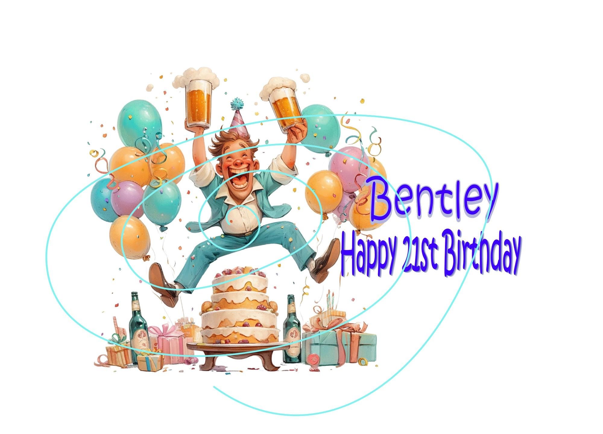 Funny 21st Birthday Card - Maximum Fun Today, Minimum Hangover Tomorrow!
