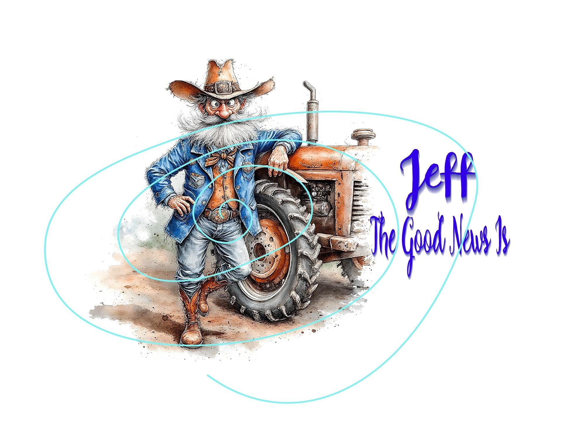 Birthday Humor Card - Cowboy Style: One Year Younger Than Next Year!